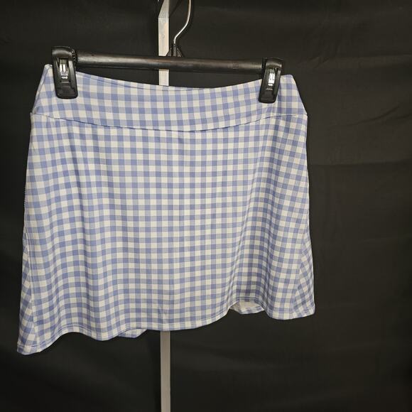 Onzie Dresses & Skirts - Onzie Blue Gingham Skirt Size M